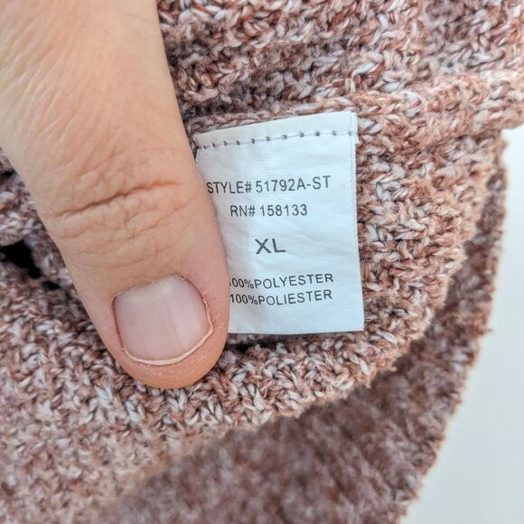 Pink Clover Nickole Textured Sweater Extra Large Stitch Fix Purchase - Picture 3 of 4
